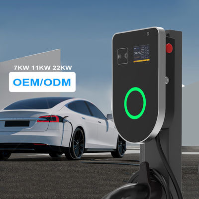 OCPP Wallbox EVSE EV ładowarka 32A 3-fazowa stacja szybkiego ładowania elektrycznego