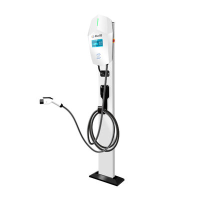 Stacja ładowania pojazdów elektrycznych AC 240V Stacja ładowania pojazdów elektrycznych EV z kluczem karty RFID Temperatura pracy od -30°C do +50°C