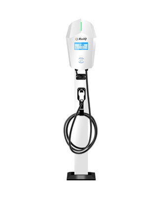 Stacja ładowania pojazdów elektrycznych AC 240V Stacja ładowania pojazdów elektrycznych EV z kluczem karty RFID Temperatura pracy od -30°C do +50°C